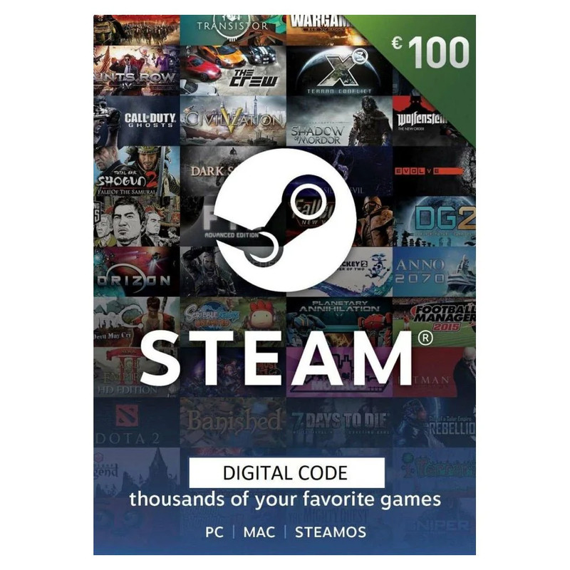 Steam EUR 100